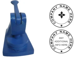 Embossing Company seal stamp a cheap one customisede with your details