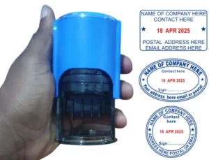 Self Inking Dated Rubber Stamps
