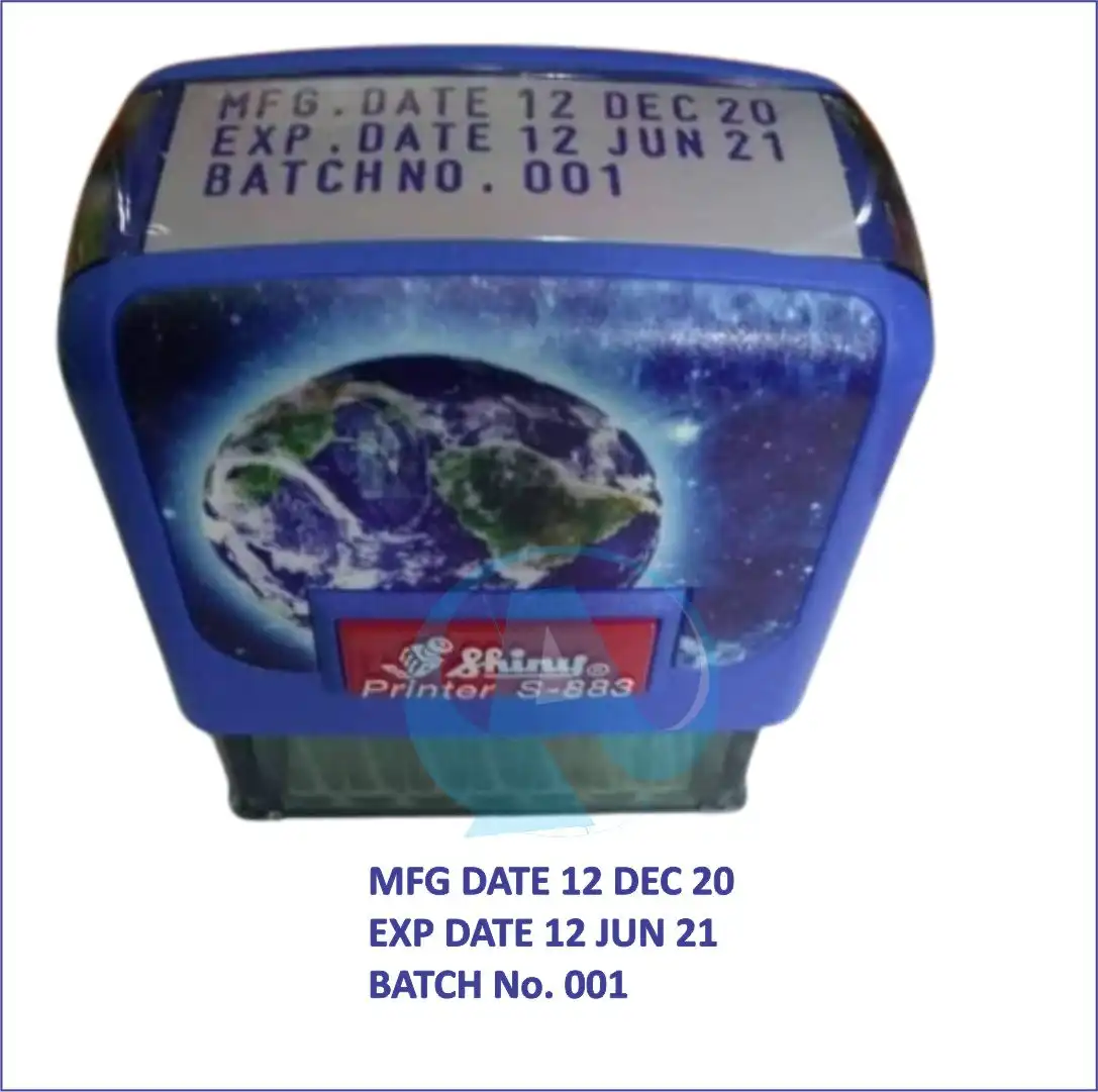 expiry date stamps - Best expiry date and manufacture Date stamp - Easy to set MFG Date, Exp Date and Batch Number