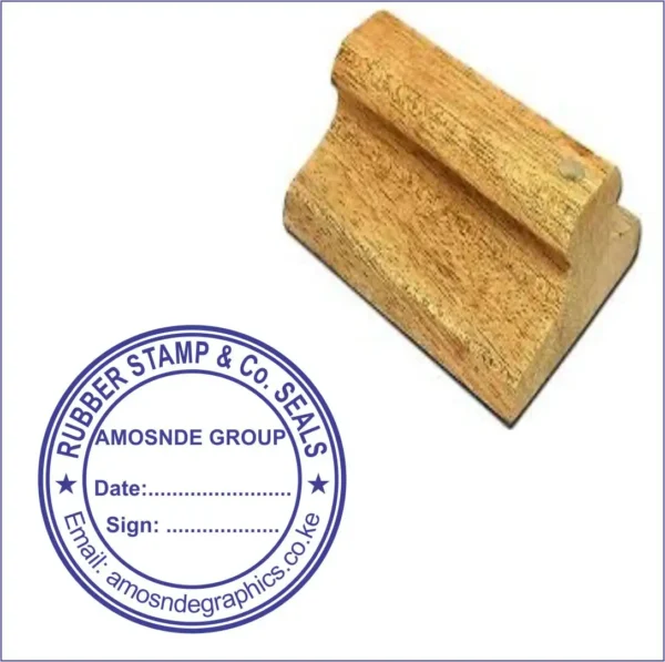 Round Wooden Stamp