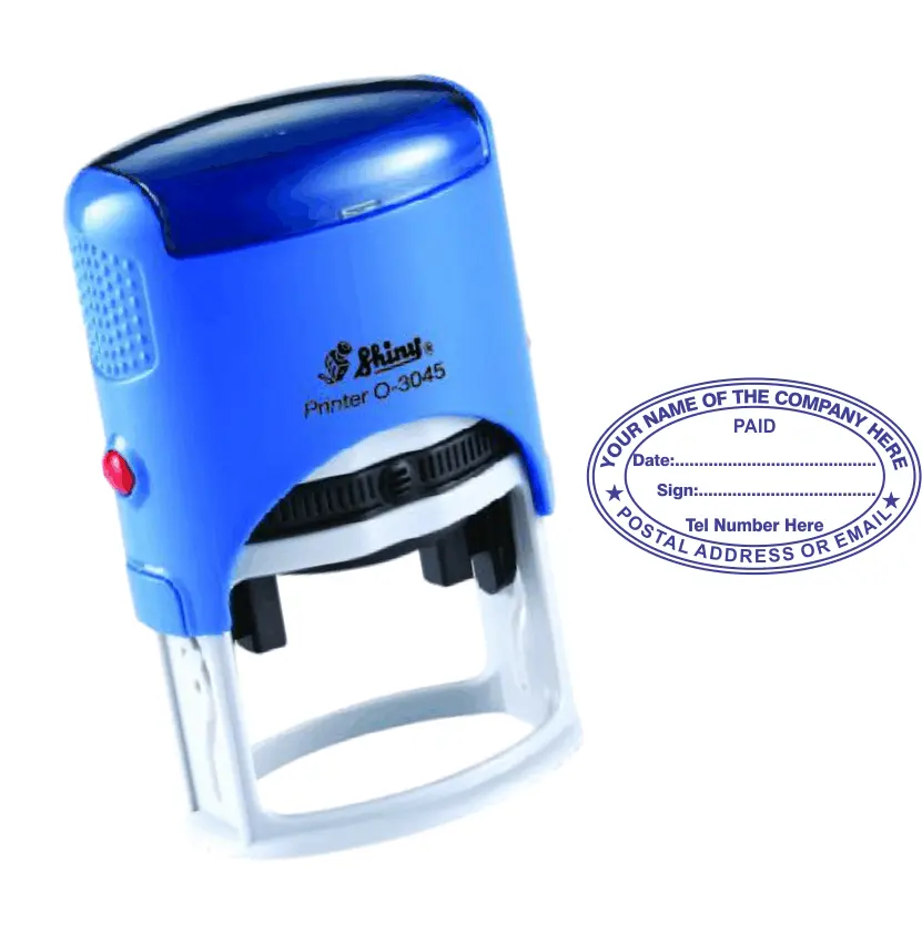 Paid Stamp 1 Paid Stamp - Discover Paid Self Inking Rubber Stamp with a place to write date and sign