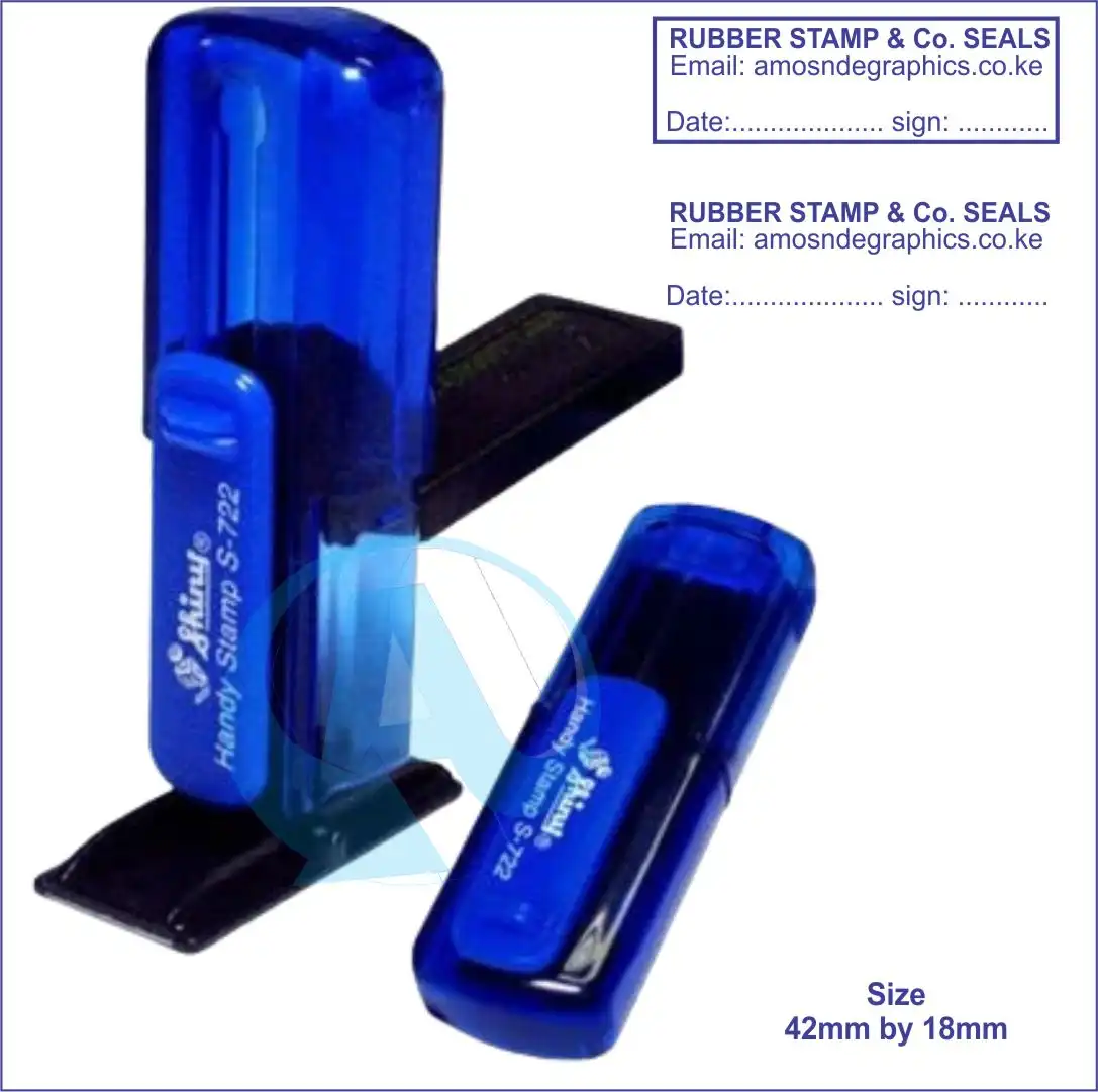 digital stamp - Pocket Size Rubber stamp - notary public stamp kenya