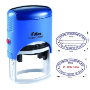 Paid Rubber Stamp