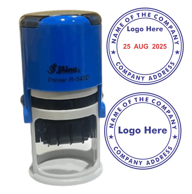 Smart Rubber Stamp 1 Smart Rubber Stamp: A shiny Stamp with a Logo