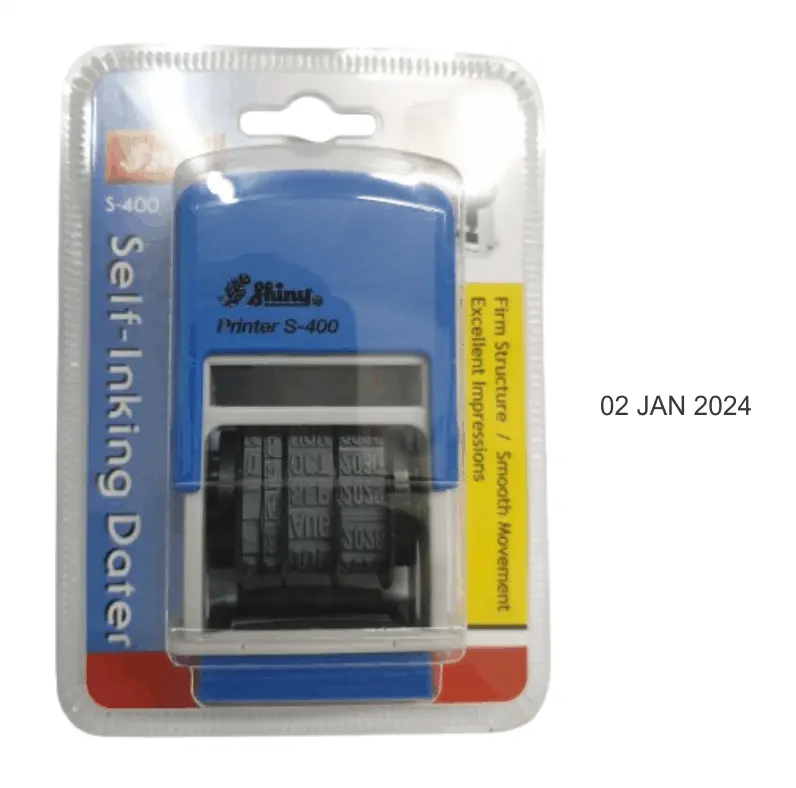 Date stamp 3 Date Stamp - Premium Adjustable Date Rubber Stamp - Date Coding Machine