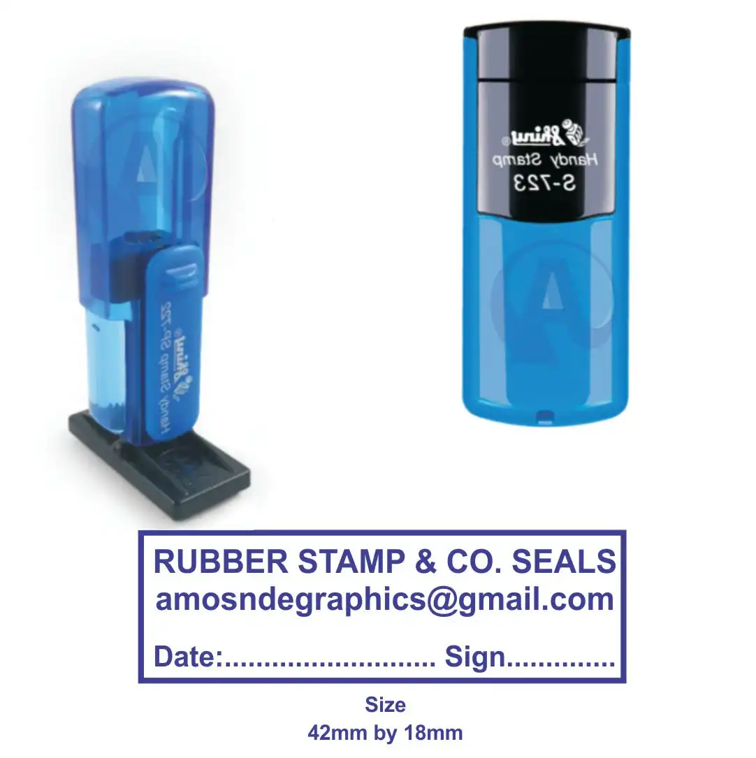 Pocket Rubber Stamp