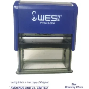 I certify true copy stamp