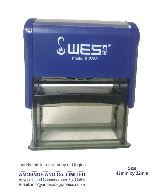 I certify true copy stamp 3 I certify true copy stamp- Premium Advocate Self Inking Rubber Stamp - True copy stamp and place to sign