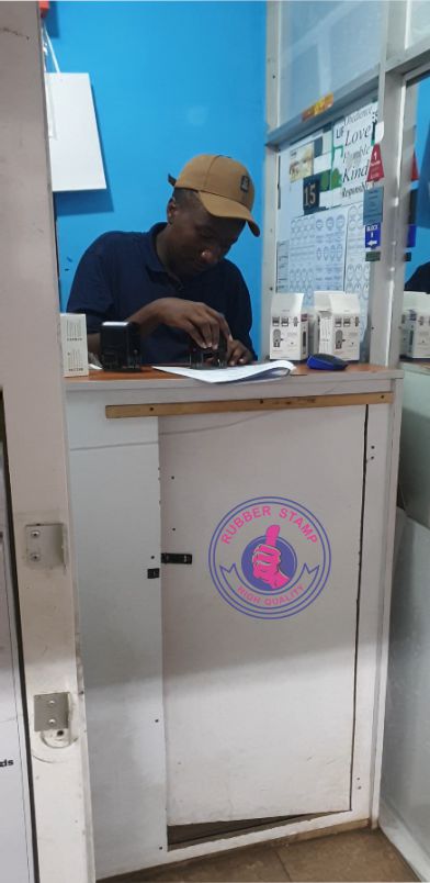 Amosnde Group Nairobi At Rubber Stamp Work
