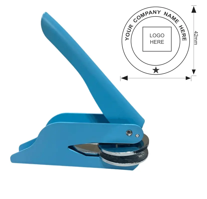 Embossing Company Seal Stamp 5 Embossing Company Seal Stamp